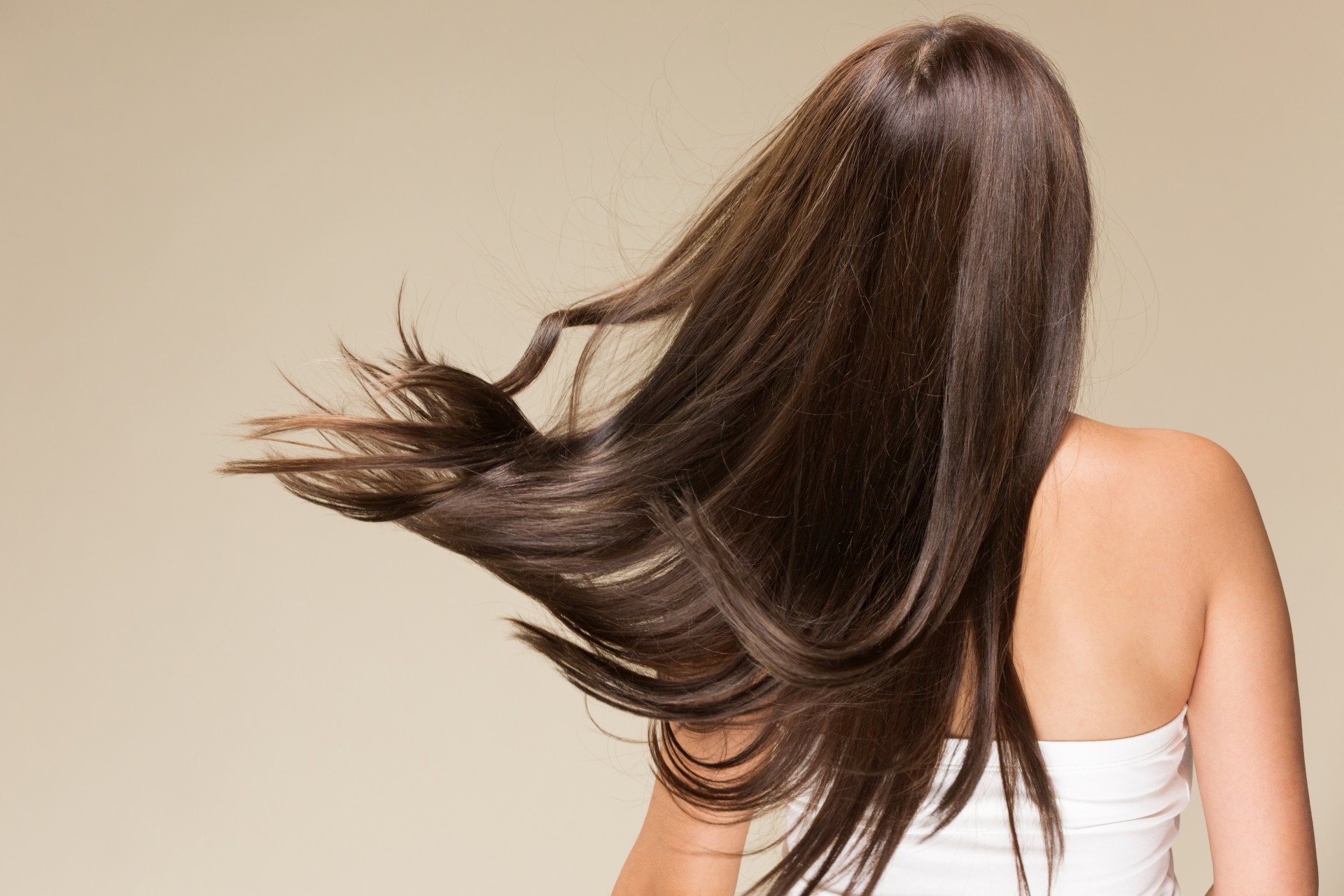 Woman showcasing her beautiful hair